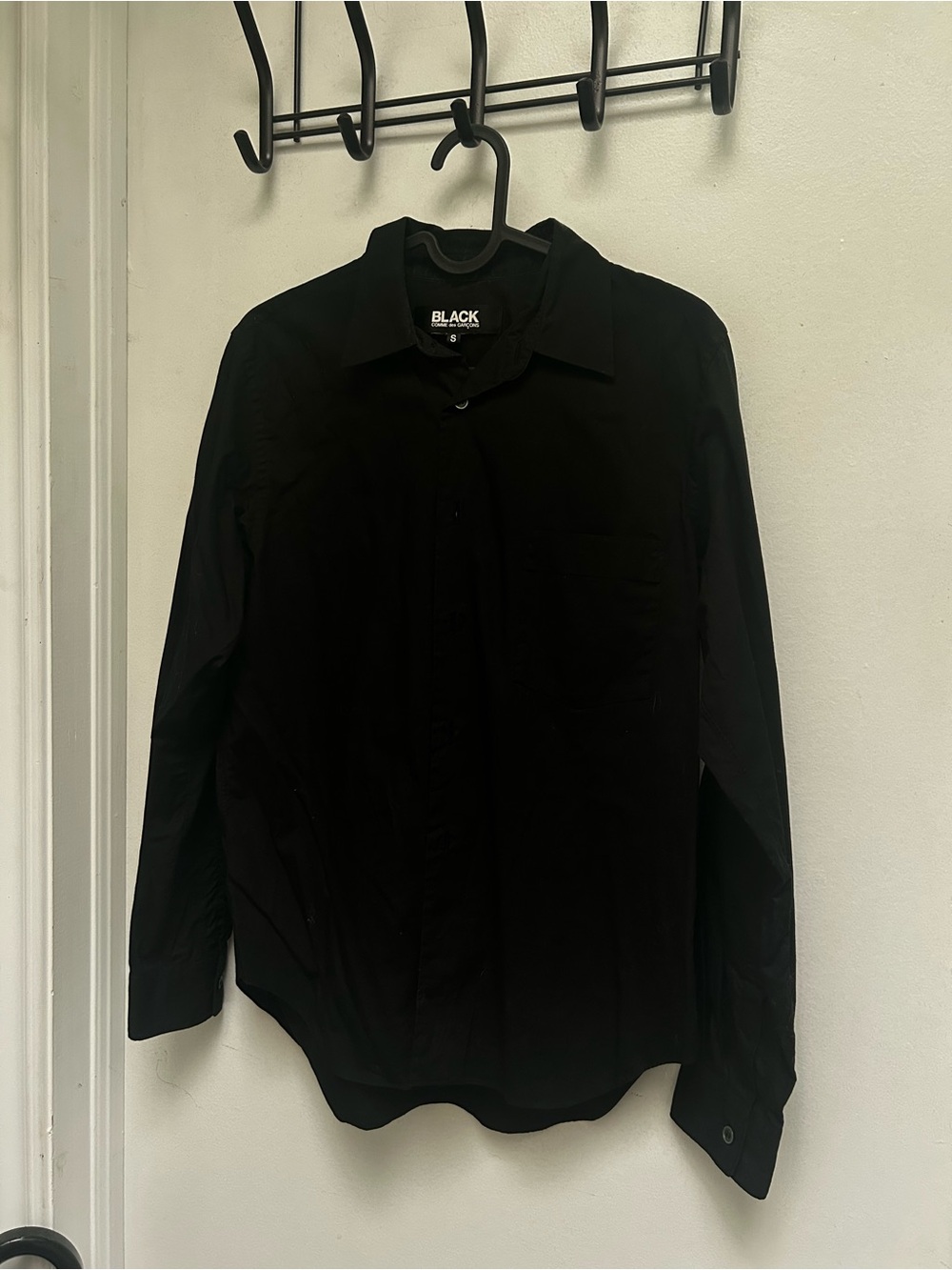 Commes des garçons button up shirt